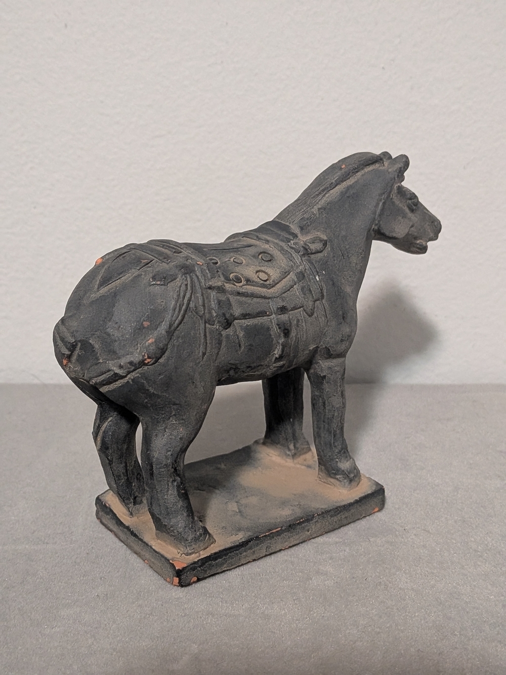 Vintage Chinese Terra Cotta Warrior Horse Statue - Picture 5 of 9